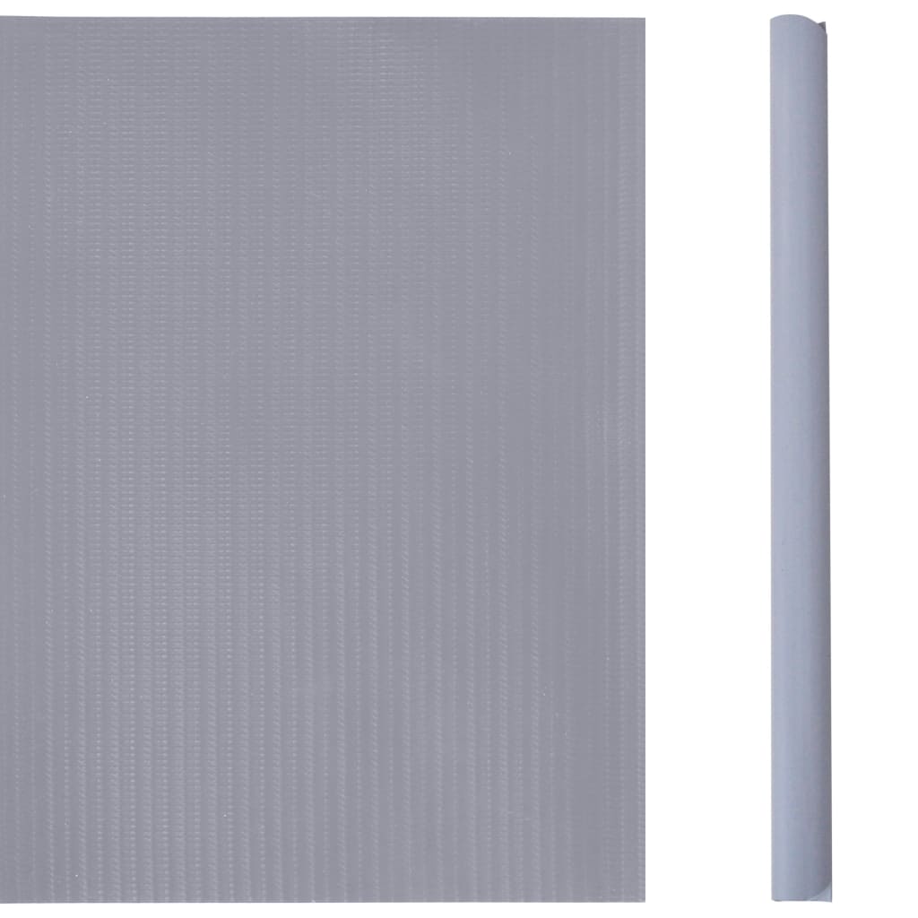 vidaXL Osłony na ogrodzenie, 4 szt., PVC, 35x0,19 m, jasnoszare, mat