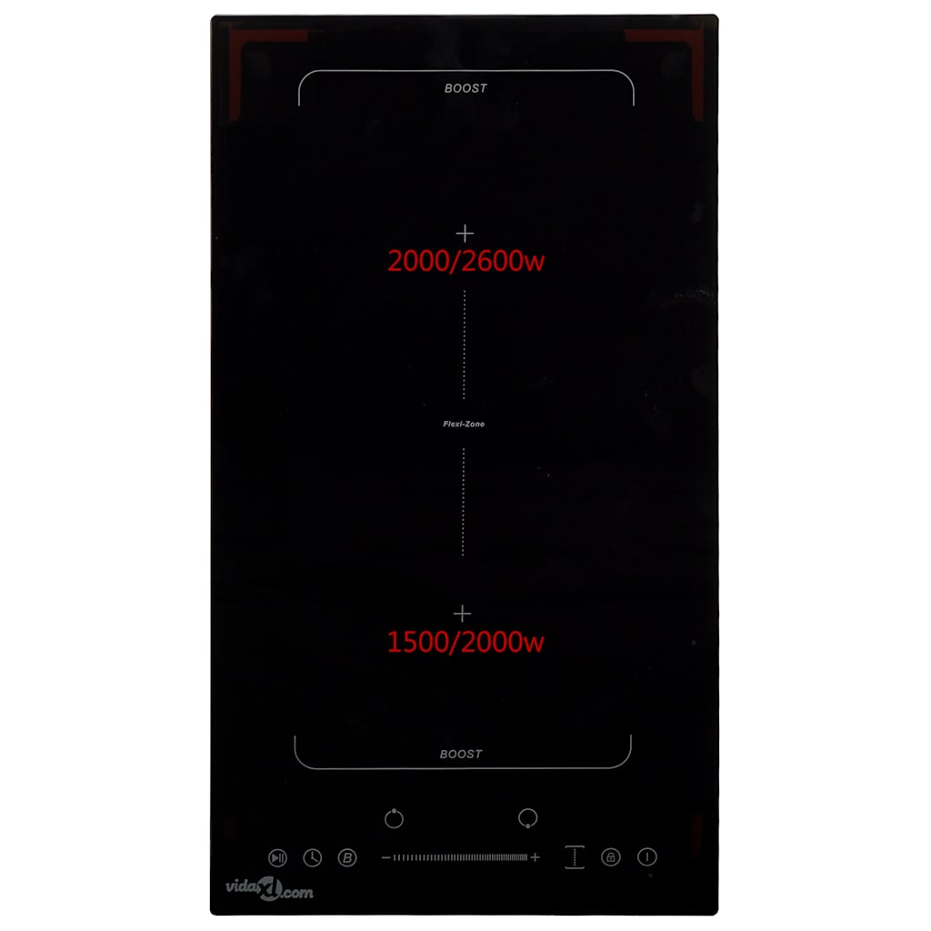 vidaXL Płyta indukcyjna Flexizone z 2 palnikami, dotykowa, 3500 W