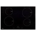 vidaXL Płyta indukcyjna 4-palnikowa, dotykowa, szklana, 77 cm, 7000 W