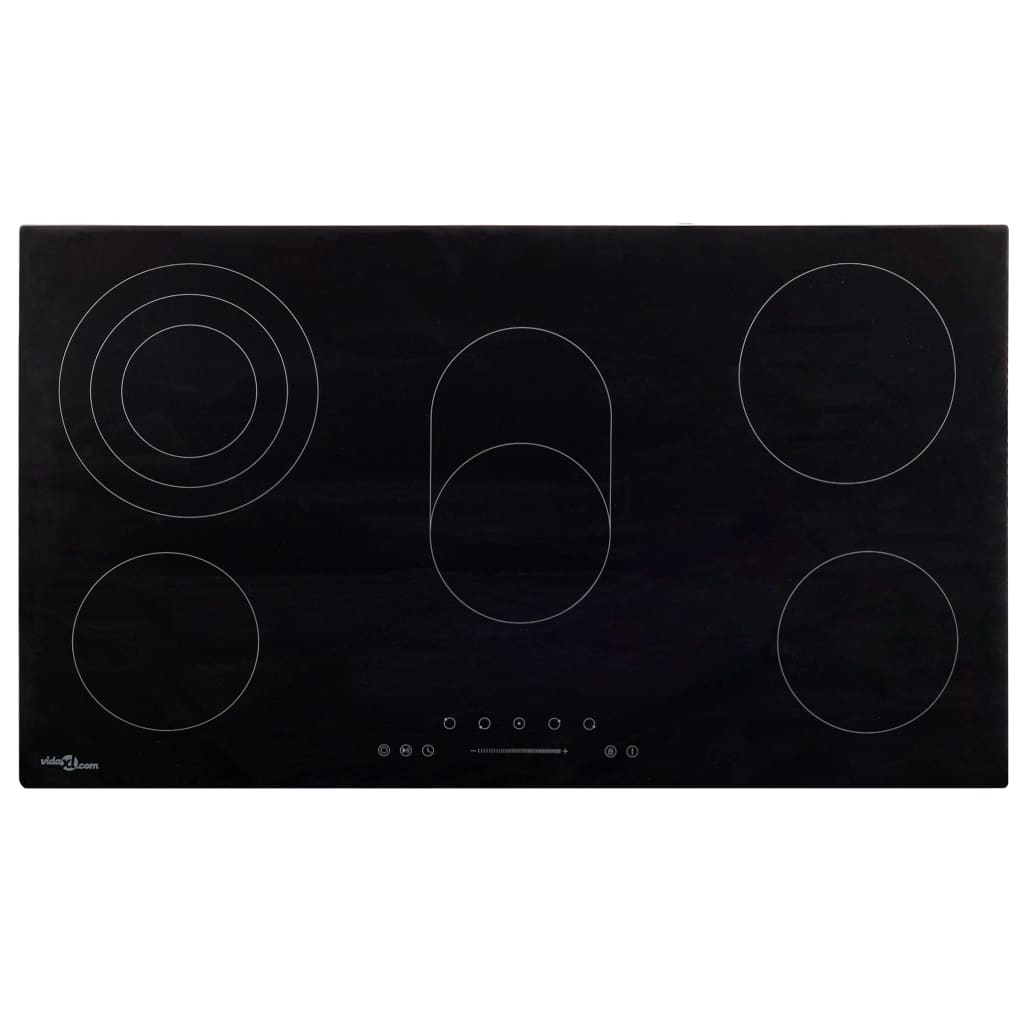 vidaXL Płyta ceramiczna z 5 palnikami, dotykowa, 77 cm, 8500 W