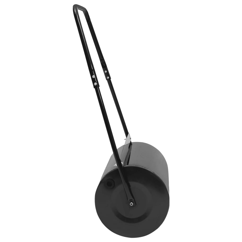 vidaXL Walec do trawnika, czarny, 63 cm, 50 L