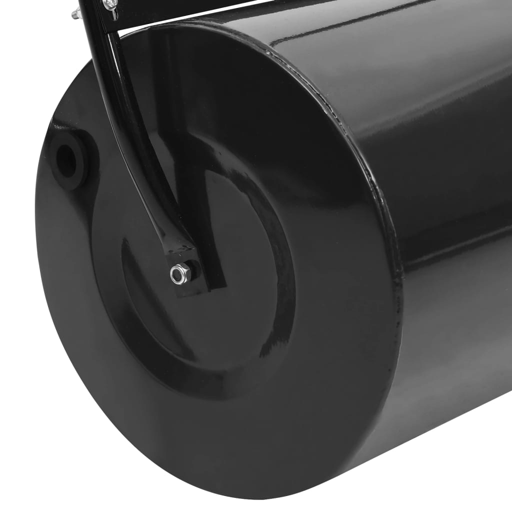 vidaXL Walec do trawnika, czarny, 63 cm, 50 L