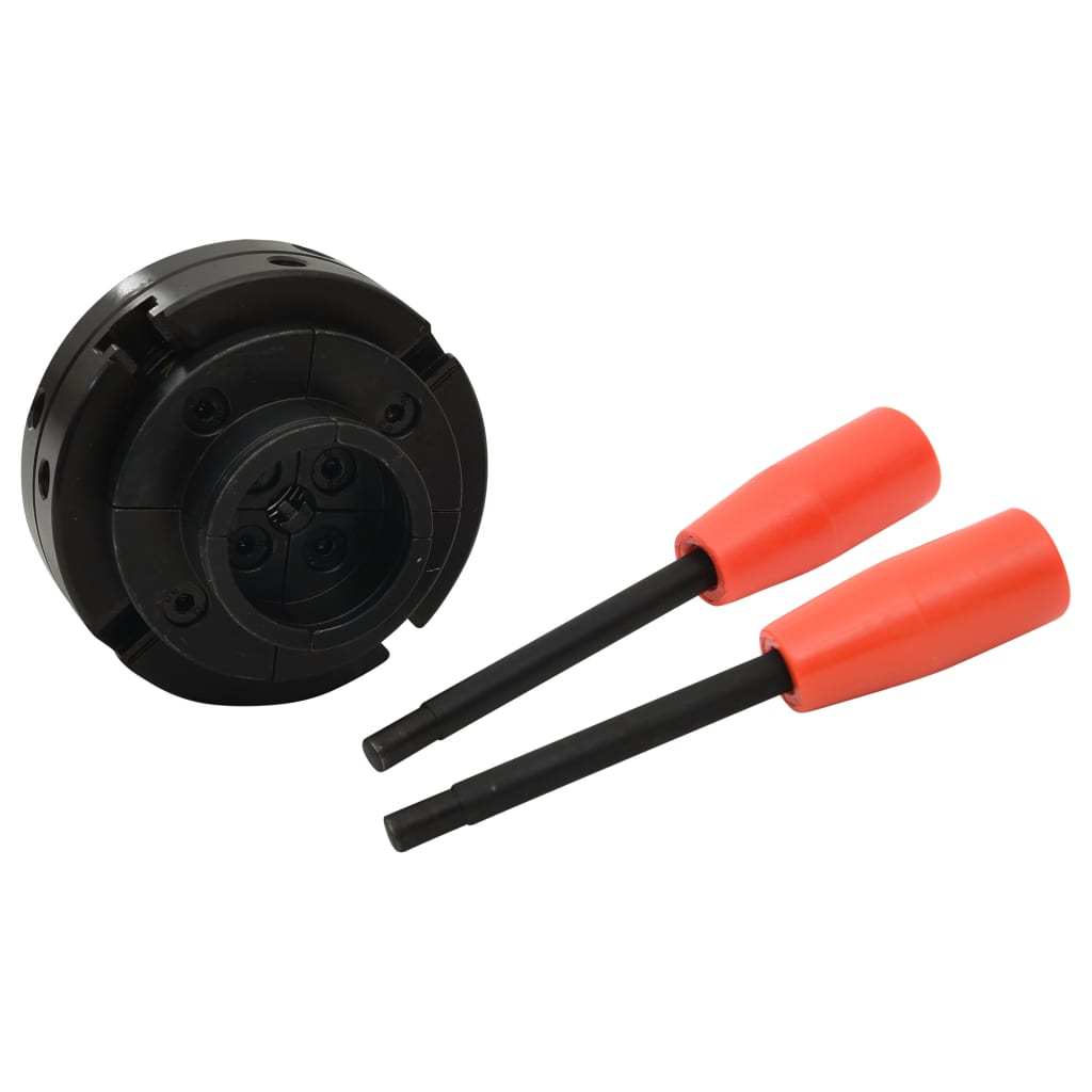 vidaXL Uchwyt tokarski, 4 szczęki, złącze M33, stal, 100 mm