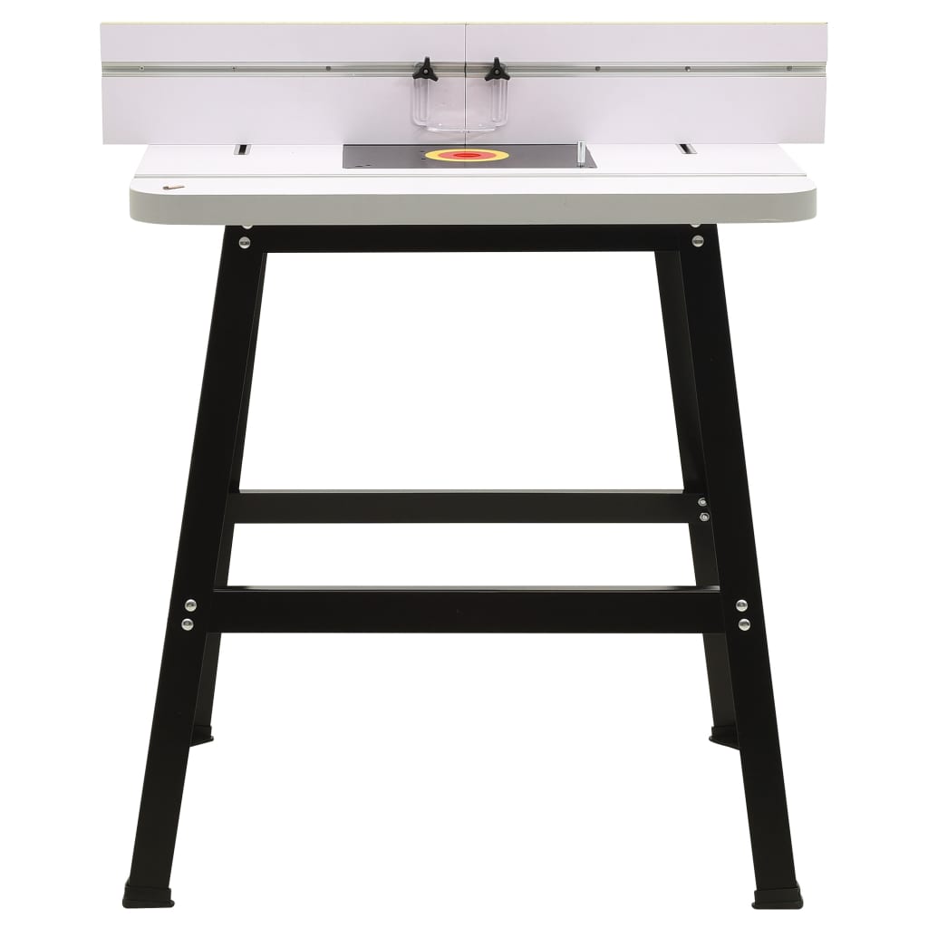 vidaXL Stół do frezarki, stal i MDF, 81x61x88 cm