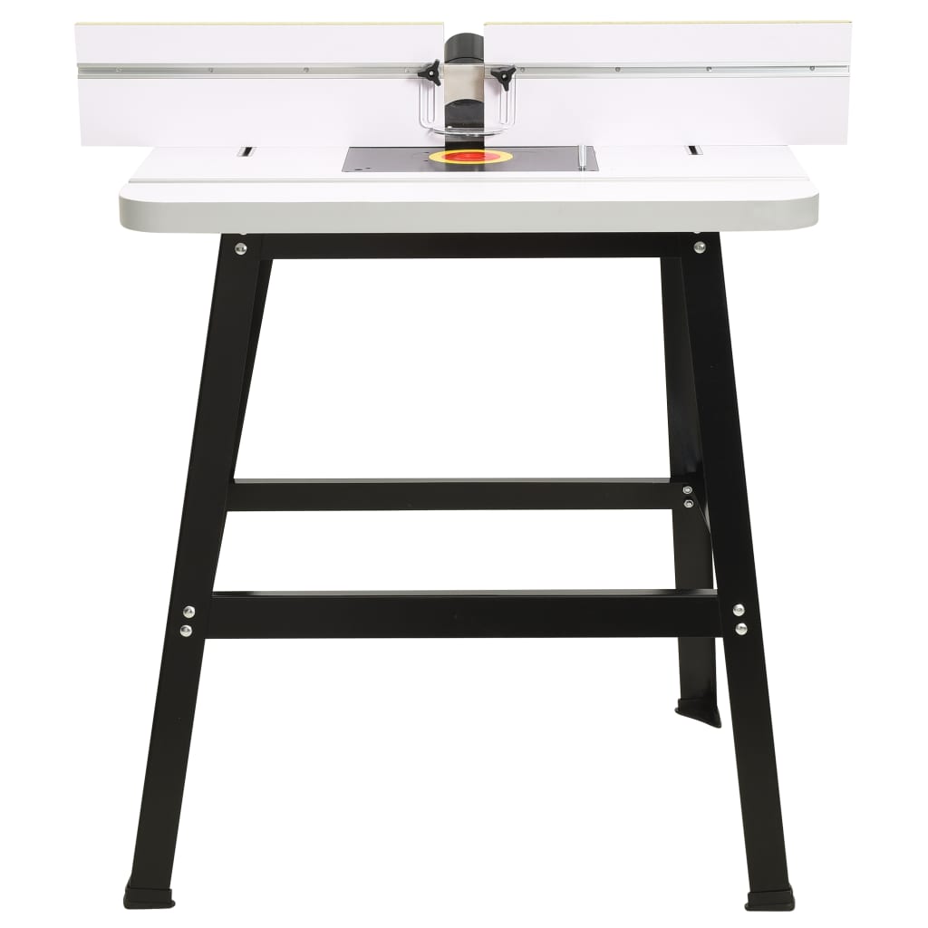 vidaXL Stół do frezarki, stal i MDF, 81x61x88 cm