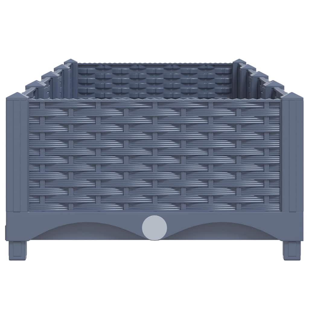 vidaXL Donica do podniesionej rabaty, 160x40x23 cm, polipropylen