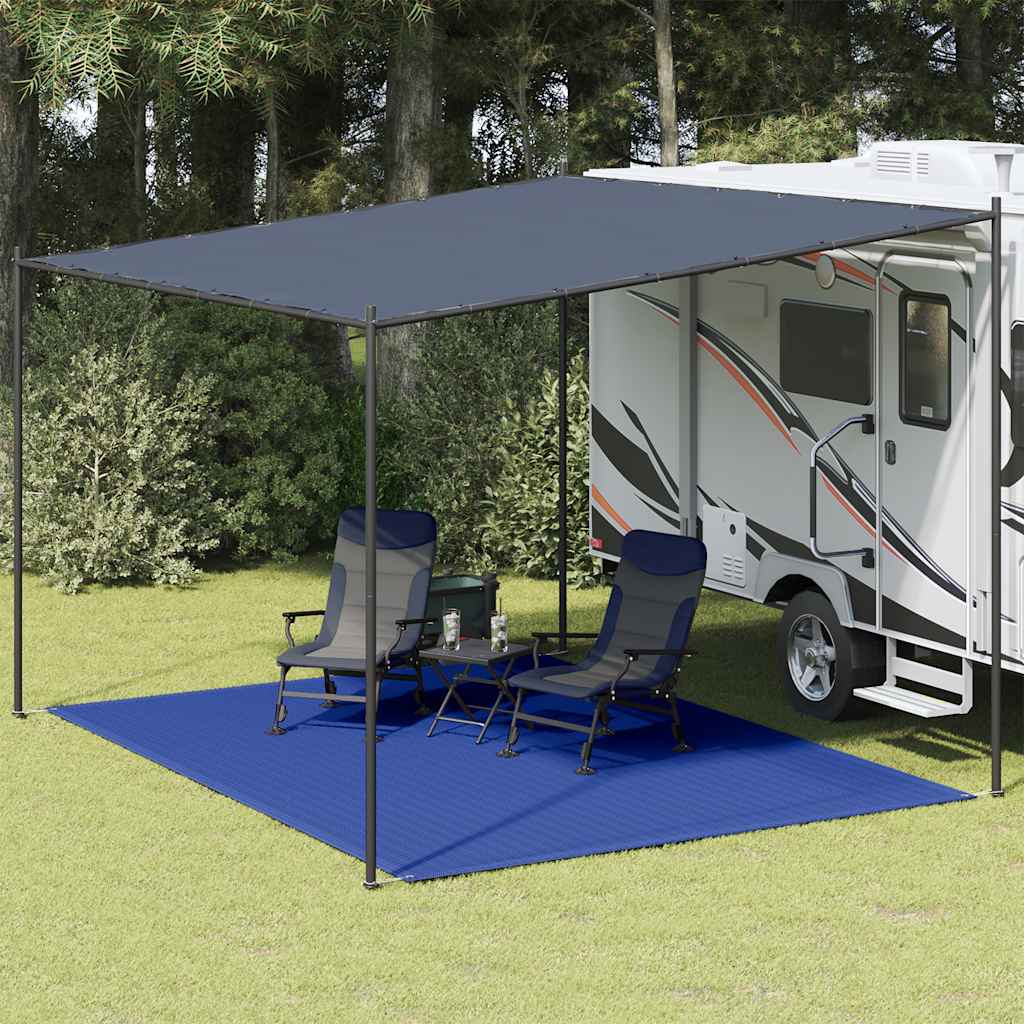 vidaXL Wykładzina do namiotu, 300 x 400 cm, niebieska, HDPE
