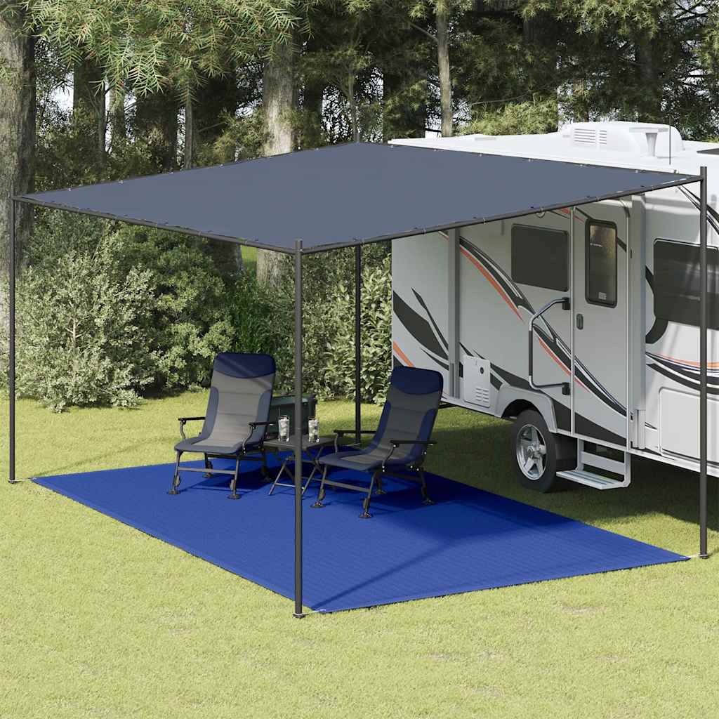vidaXL Wykładzina do namiotu, 300 x 500 cm, niebieska, HDPE