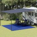 vidaXL Wykładzina do namiotu, 400x400 cm, niebieska, HDPE