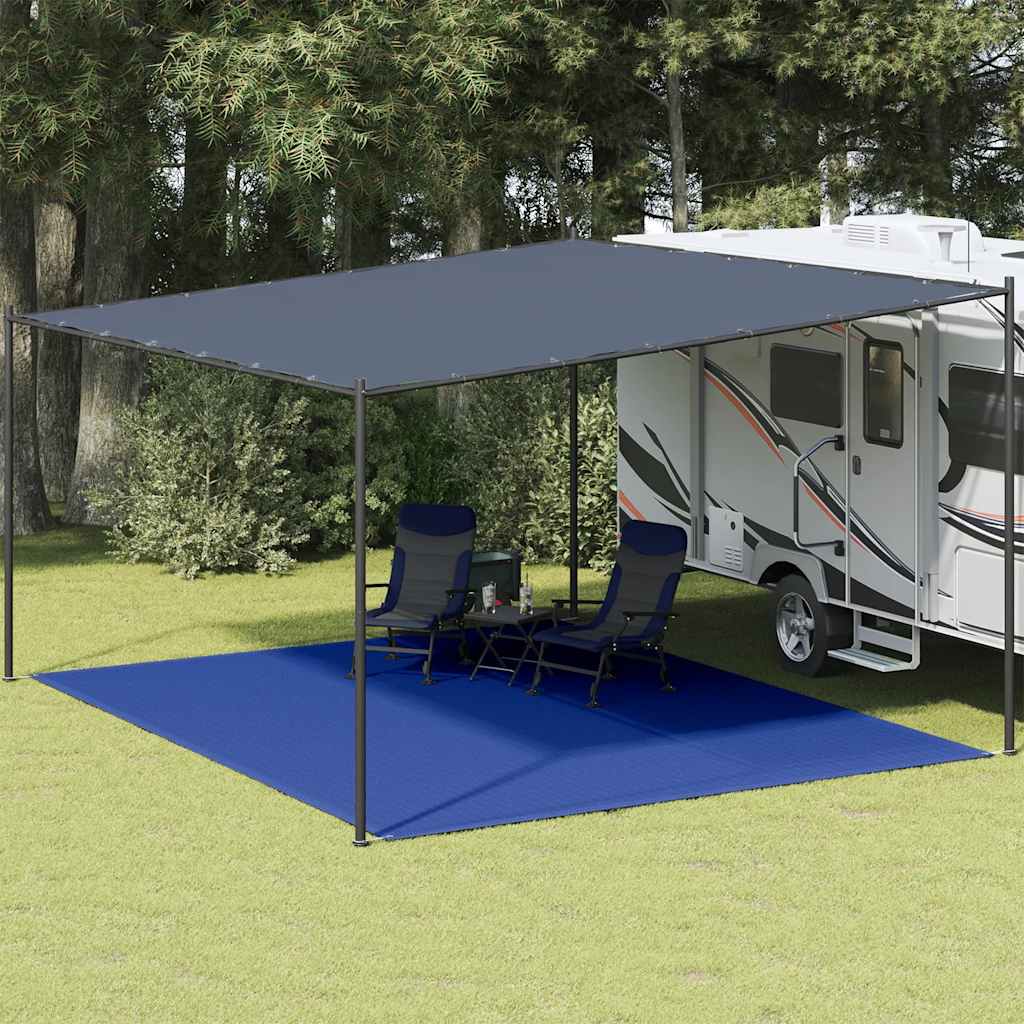 vidaXL Wykładzina do namiotu, 400 x 500 cm, niebieska, HDPE