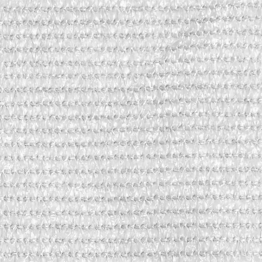 vidaXL Parawan balkonowy, biały, 120x400 cm, HDPE