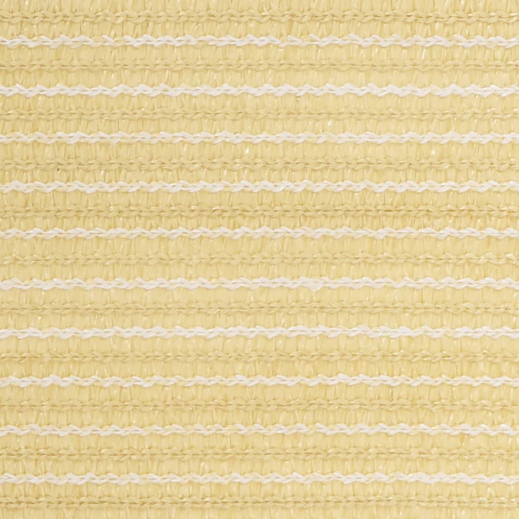 vidaXL Parawan balkonowy, beżowy, 75 x 300 cm, HDPE