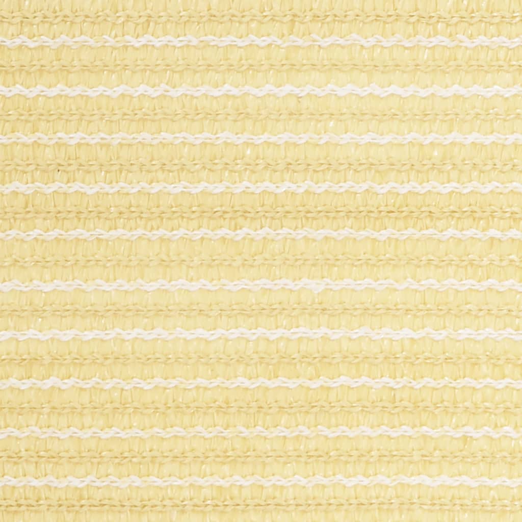 vidaXL Parawan balkonowy, beżowy, 120x300 cm, HDPE