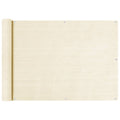 vidaXL Parawan balkonowy, kremowy, 75x400 cm, HDPE