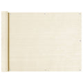 vidaXL Parawan balkonowy, kremowy, 90x300 cm, HDPE