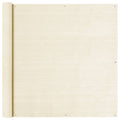 vidaXL Parawan balkonowy, kremowy, 120x500 cm, HDPE