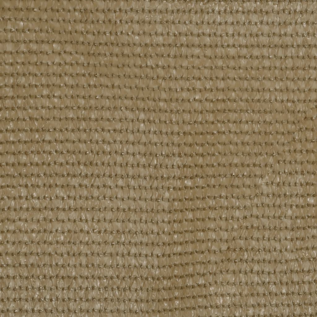 vidaXL Parawan balkonowy, kolor taupe, 90x500 cm, HDPE