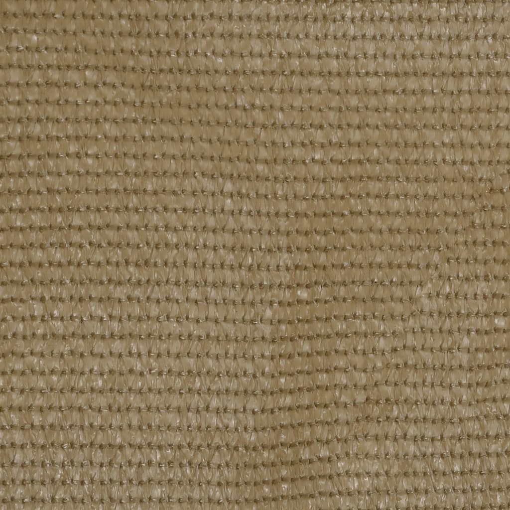 vidaXL Parawan balkonowy, kolor taupe, 120x400 cm, HDPE