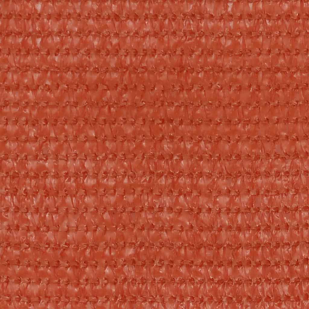 vidaXL Parawan balkonowy, pomarańczowy, 120x500 cm, HDPE