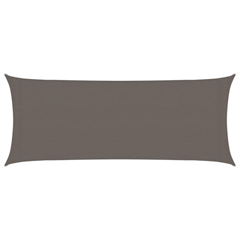 vidaXL Żagiel przeciwsłoneczny, 160 g/m², antracytowy, 2x5 m, HDPE