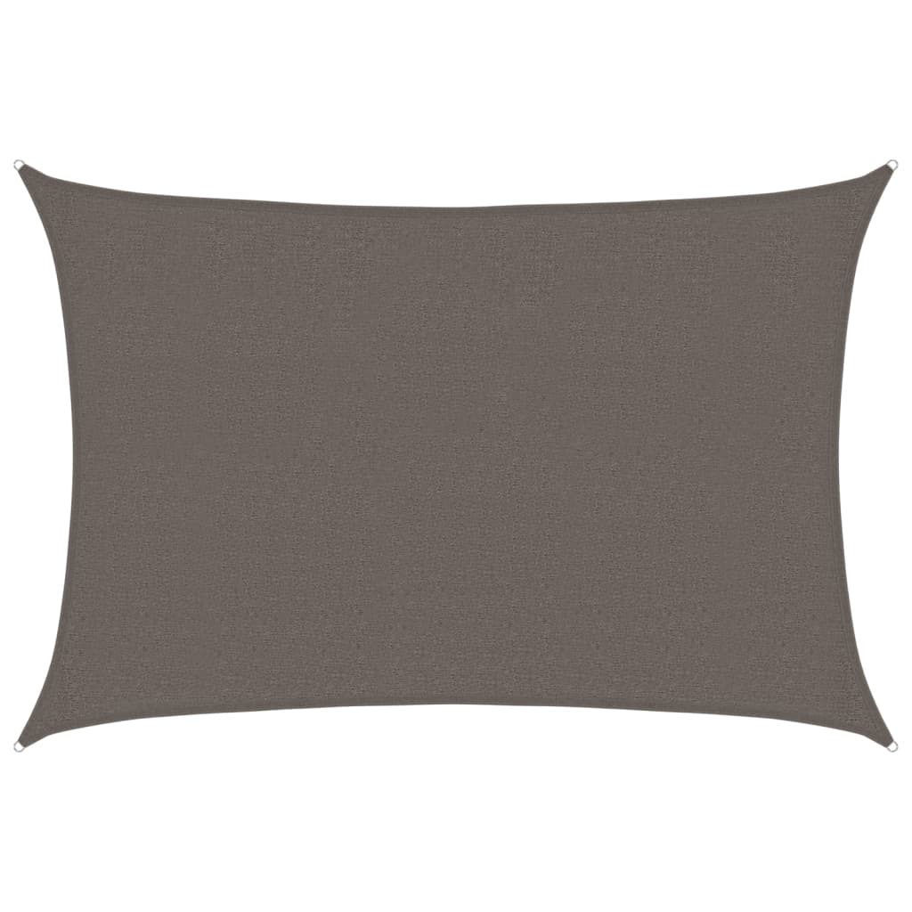 vidaXL Żagiel przeciwsloneczny, 160 g/m², antracytowy, 2,5x4 m, HDPE