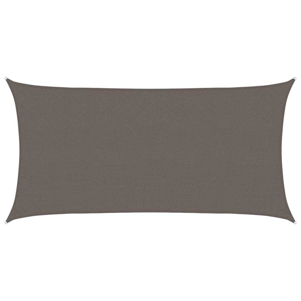 vidaXL Żagiel przeciwsłoneczny, 160 g/m², antracytowy, 2,5x4,5 m, HDPE
