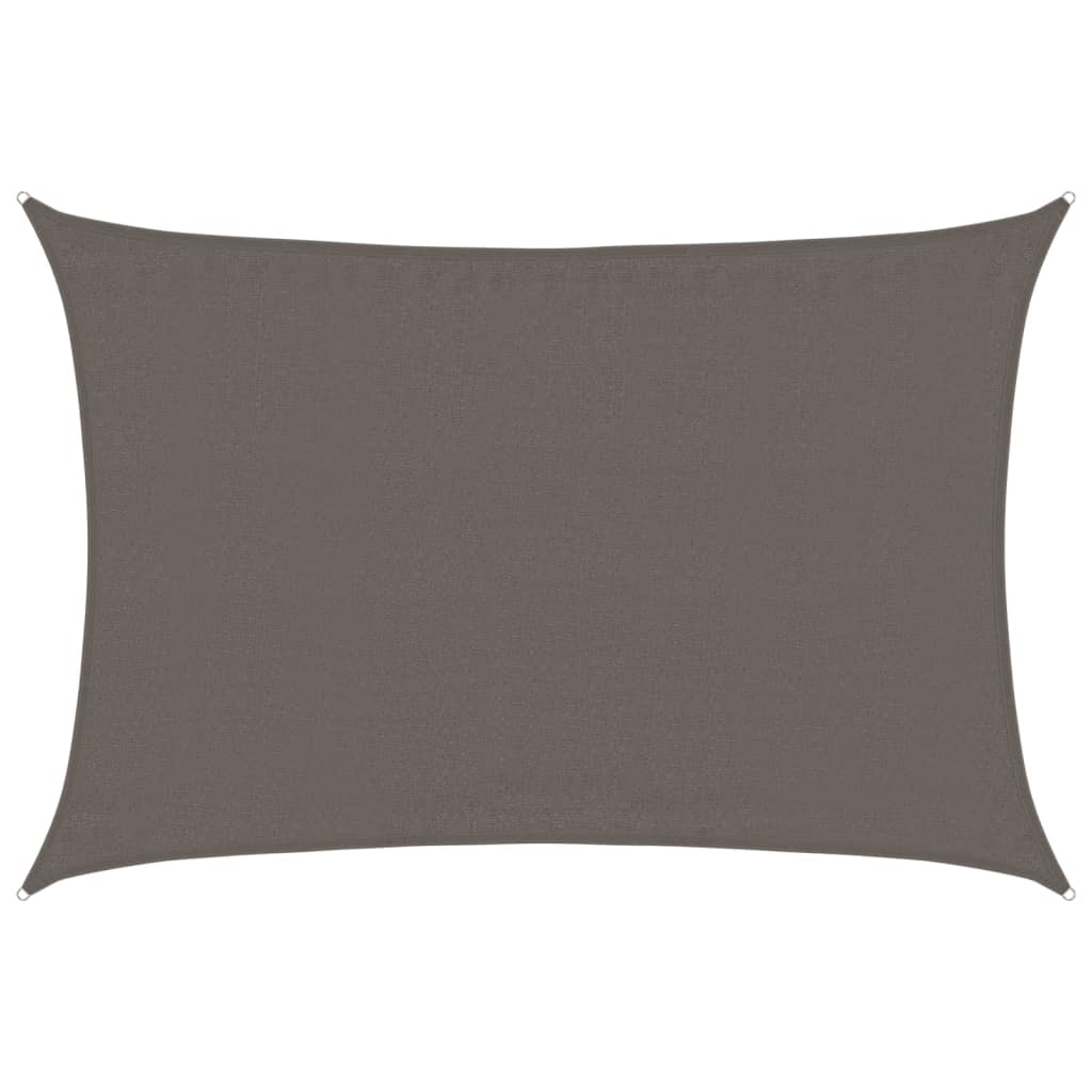 vidaXL Żagiel przeciwsłoneczny, 160 g/m², antracytowy, 3,5x4,5m, HDPE