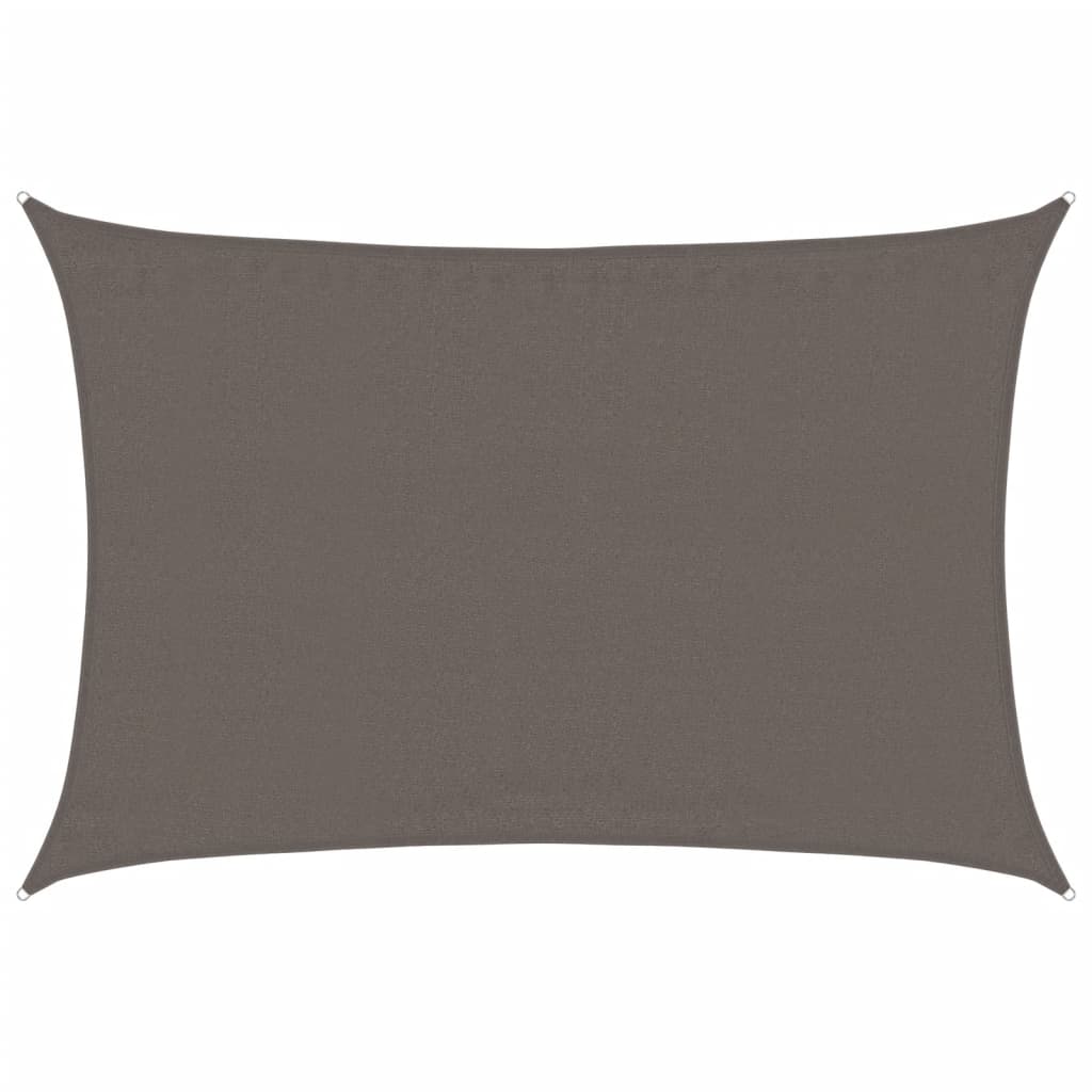 vidaXL Żagiel przeciwsłoneczny, 160 g/m², antracytowy, 3,5x5 m, HDPE