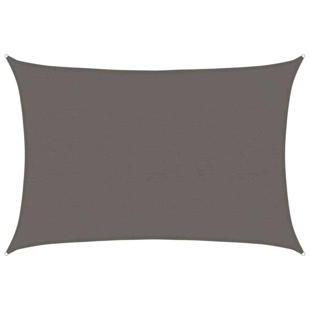 vidaXL Żagiel przeciwsłoneczny, 160 g/m², antracytowy, 5x6 m, HDPE