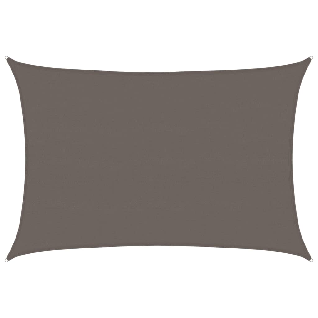 vidaXL Żagiel przeciwsłoneczny, 160 g/m², antracytowy, 5x7 m, HDPE