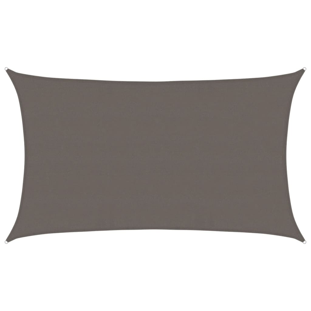 vidaXL Żagiel przeciwsłoneczny, 160 g/m², antracytowy, 5x8 m, HDPE