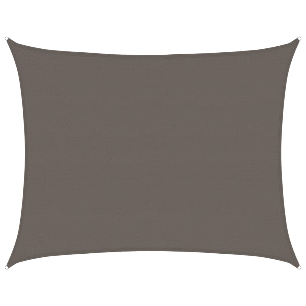vidaXL Żagiel przeciwsłoneczny, 160 g/m², antracytowy, 6x8 m, HDPE