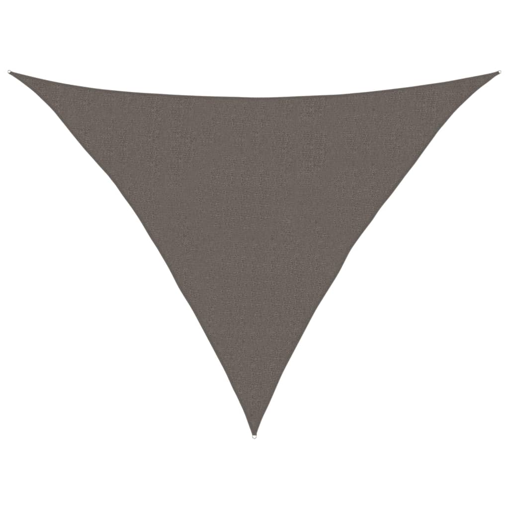 vidaXL Żagiel przeciwsłoneczny, 160 g/m², antracyt, 2,5x2,5x3,5m, HDPE