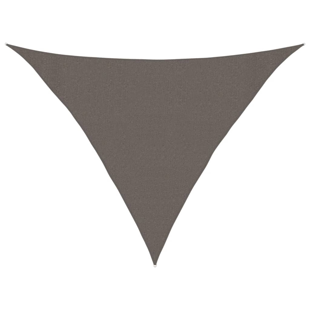 vidaXL Żagiel przeciwsłoneczny, 160 g/m², antracytowy, 3x3x4,2 m, HDPE