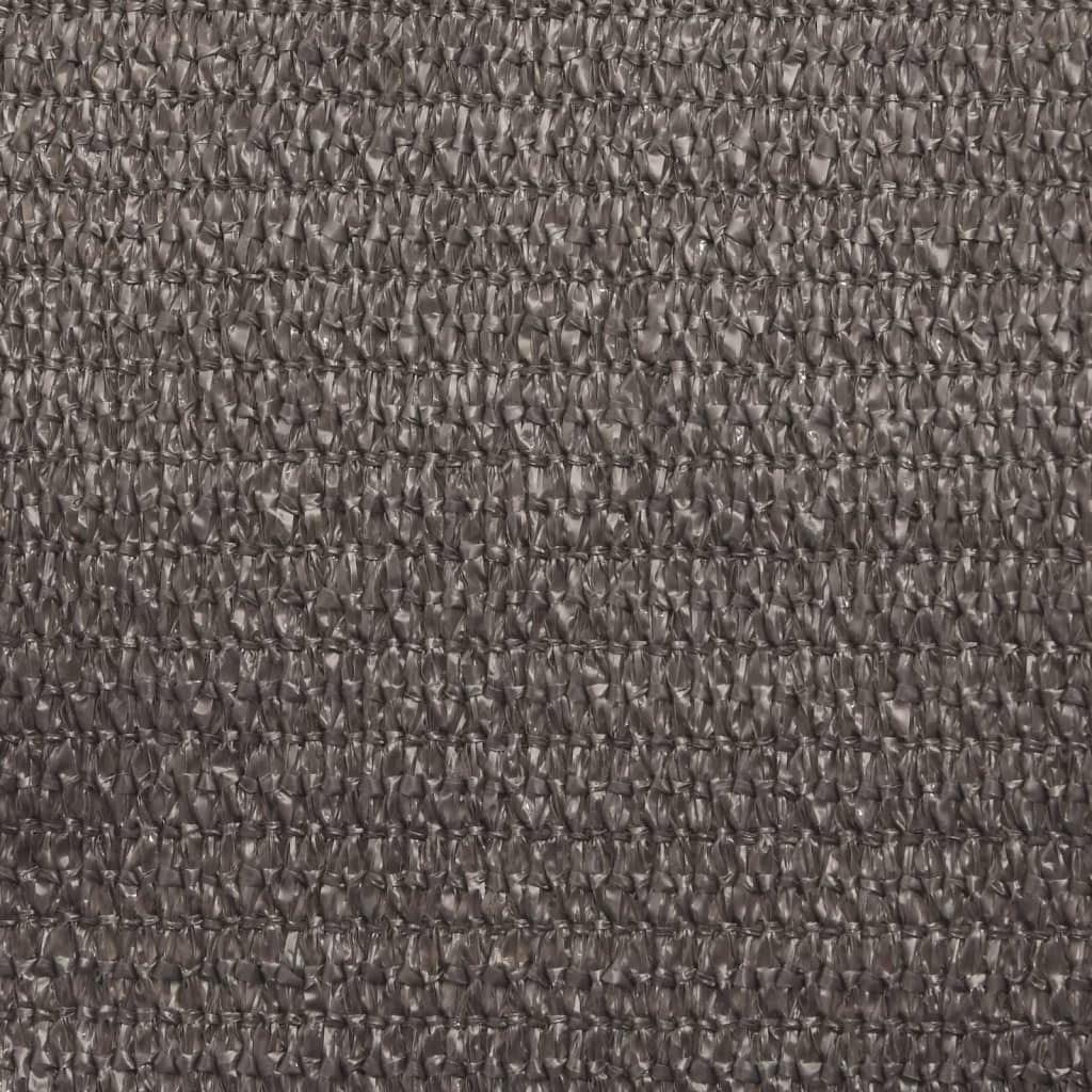 vidaXL Żagiel przeciwsłoneczny, 160 g/m², antracytowy, 3x3x4,2 m, HDPE