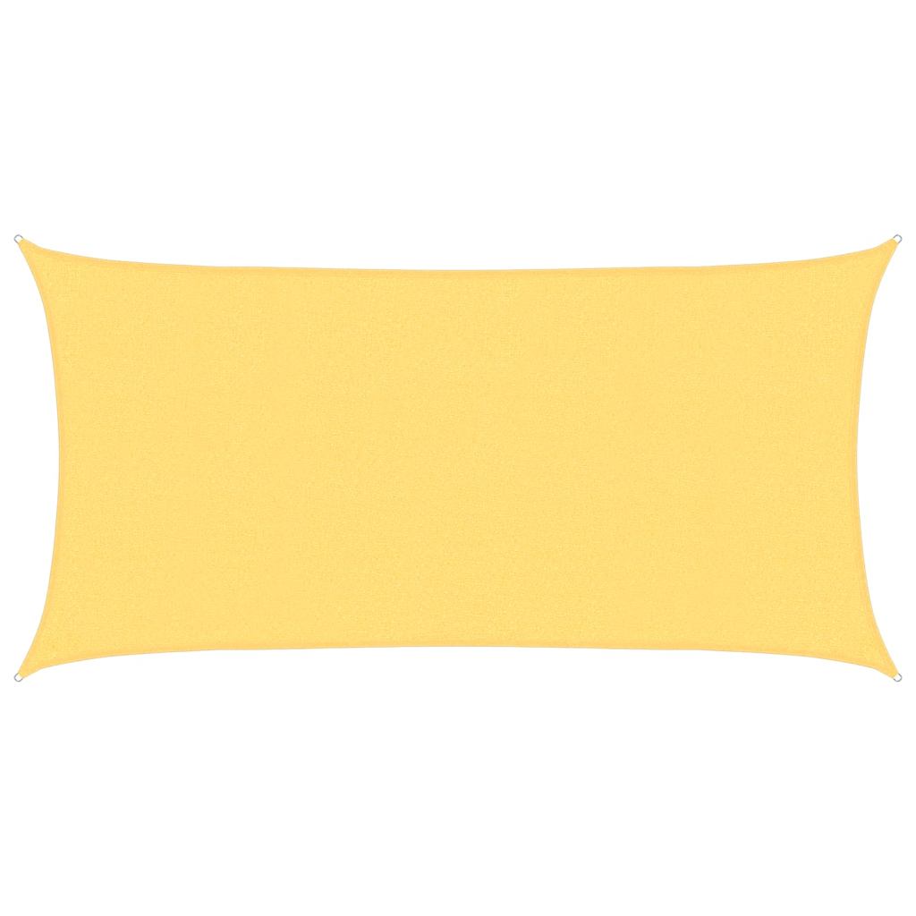 vidaXL Żagiel przeciwsłoneczny, 160 g/m², beżowy, 2x3,5 m, HDPE