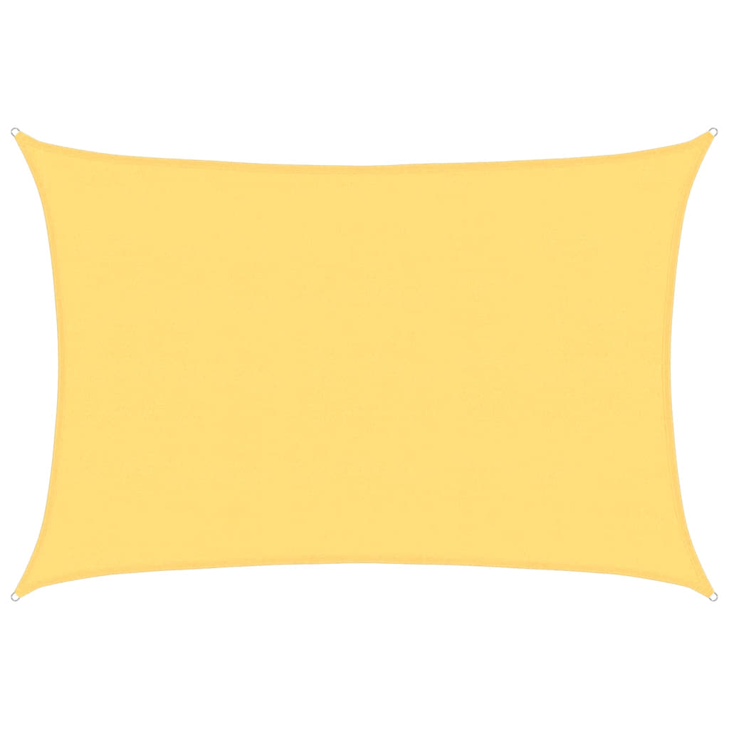 vidaXL Żagiel przeciwsłoneczny, 160 g/m², beżowy, 5x6 m, HDPE