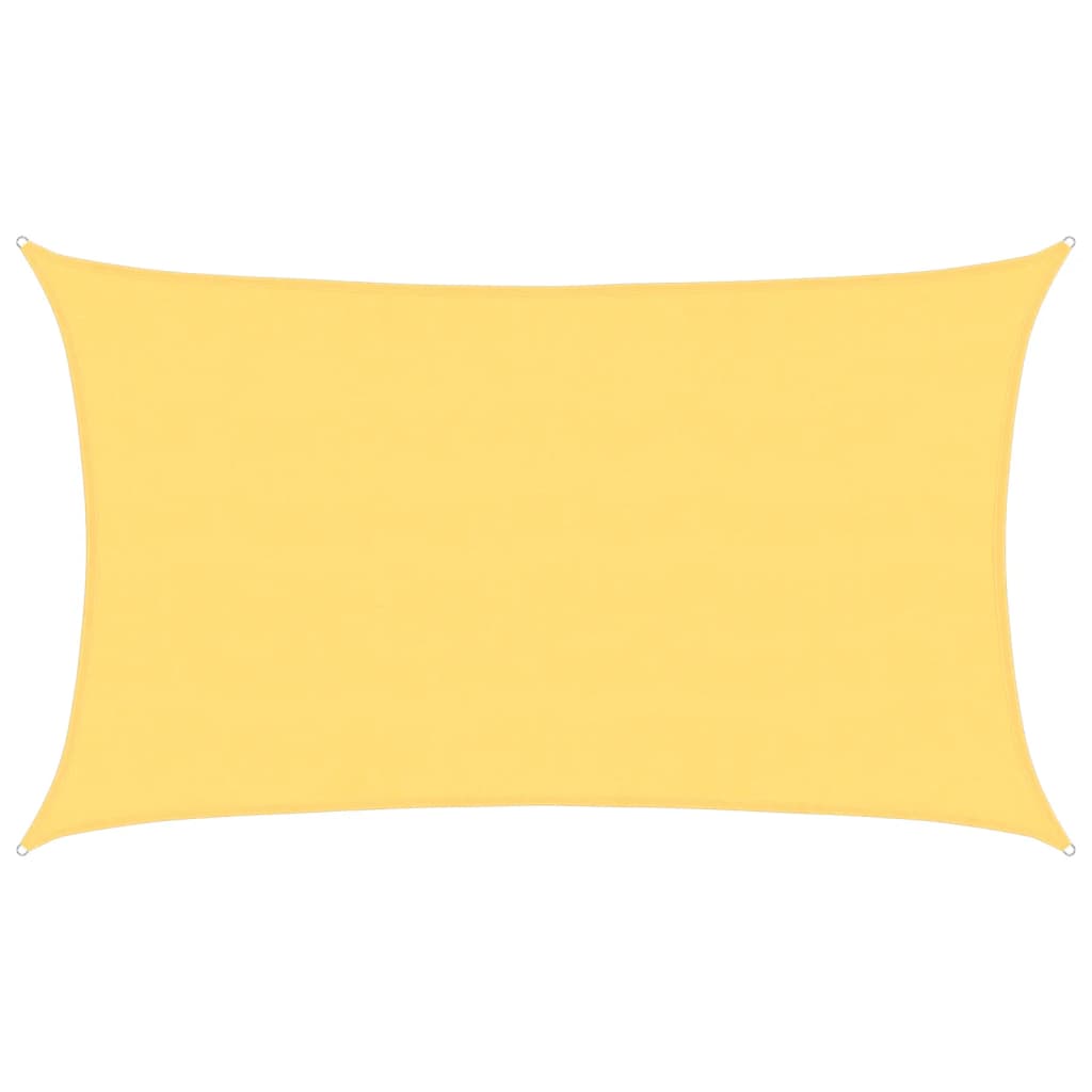 vidaXL Żagiel przeciwsłoneczny, 160 g/m², beżowy, 5x8 m, HDPE