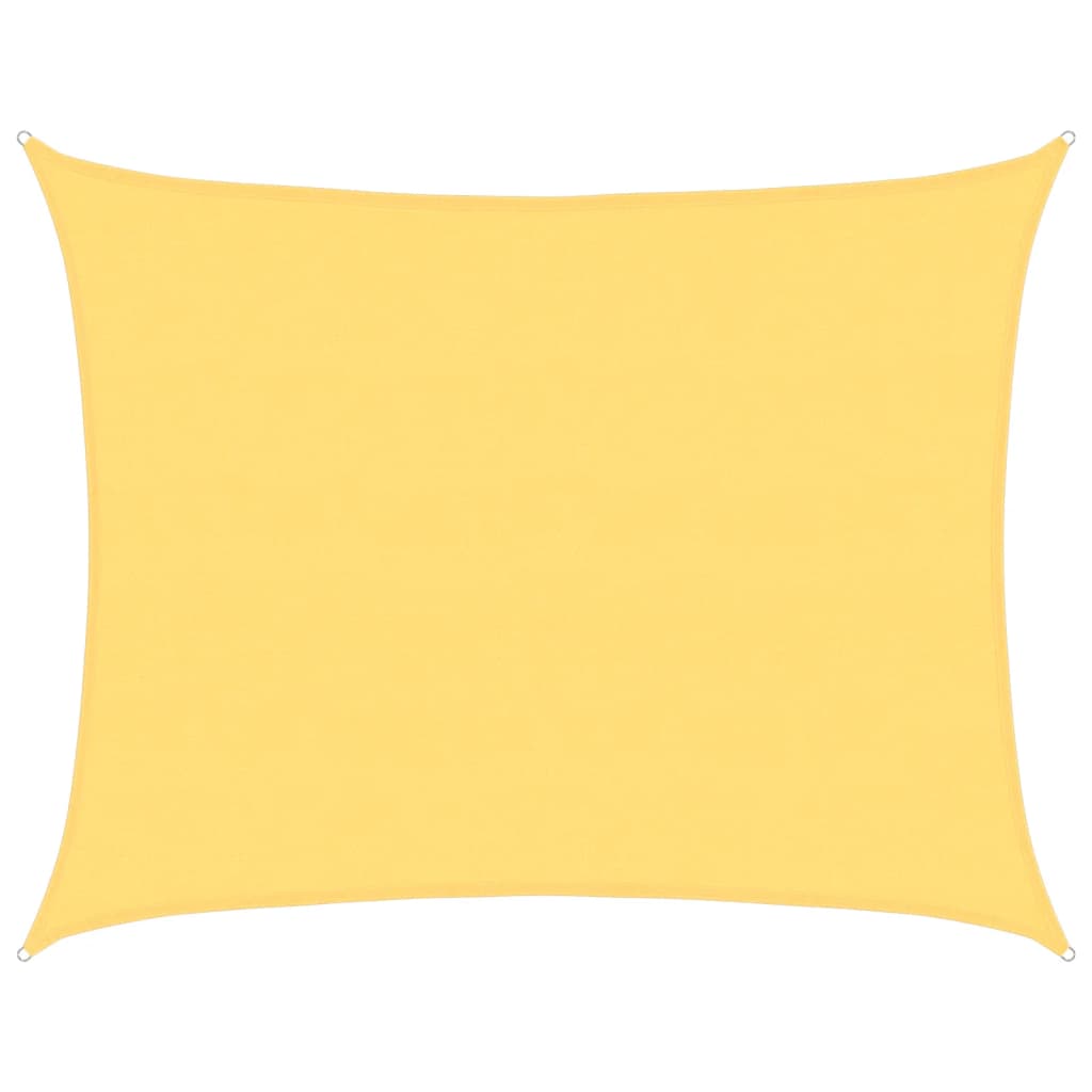 vidaXL Żagiel przeciwsłoneczny, 160 g/m², beżowy, 6x8 m, HDPE