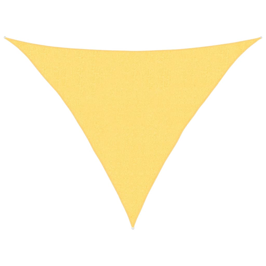 vidaXL Żagiel przeciwsłoneczny, 160 g/m², beżowy, 2,5x2,5x3,5 m, HDPE