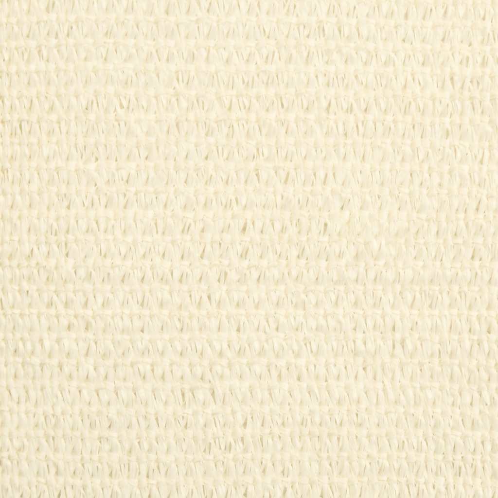 vidaXL Żagiel przeciwsłoneczny, 160 g/m², kremowy, 4x4 m, HDPE