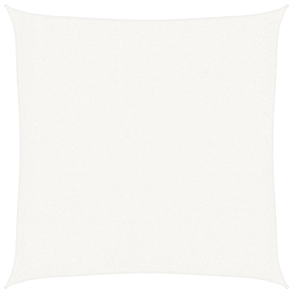 vidaXL Żagiel przeciwsłoneczny, 160 g/m², biały, 2,5x2,5 m, HDPE