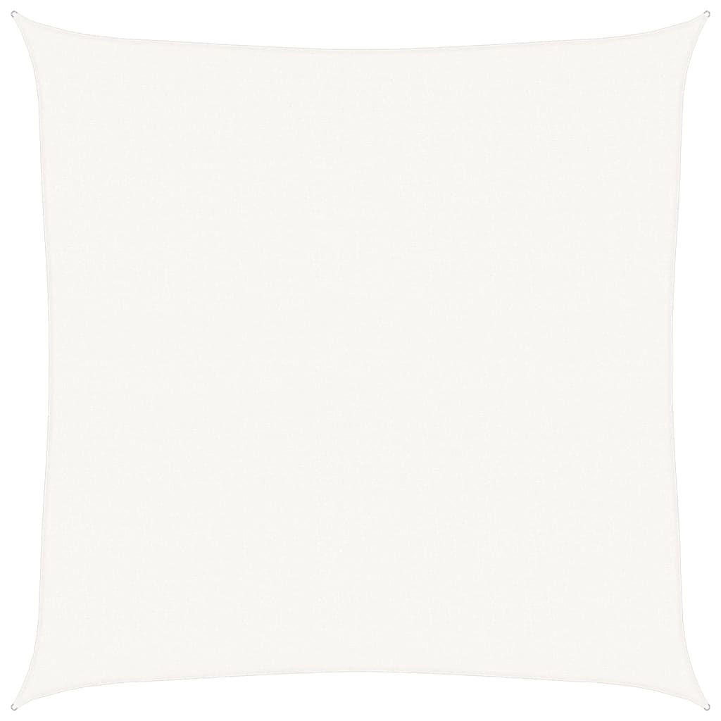 vidaXL Żagiel przeciwsłoneczny, 160 g/m², biały, 5x5 m, HDPE