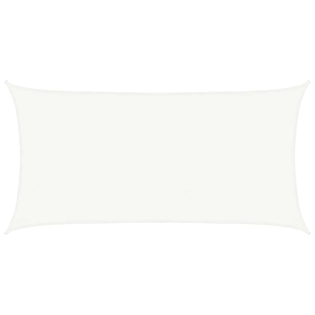 vidaXL Żagiel przeciwsłoneczny, 160 g/m², biały, 2,5x4,5 m, HDPE