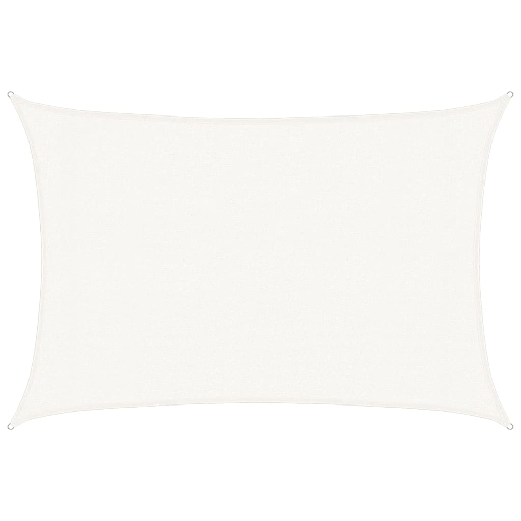 vidaXL Żagiel przeciwsłoneczny, 160 g/m², biały, 3x5 m, HDPE