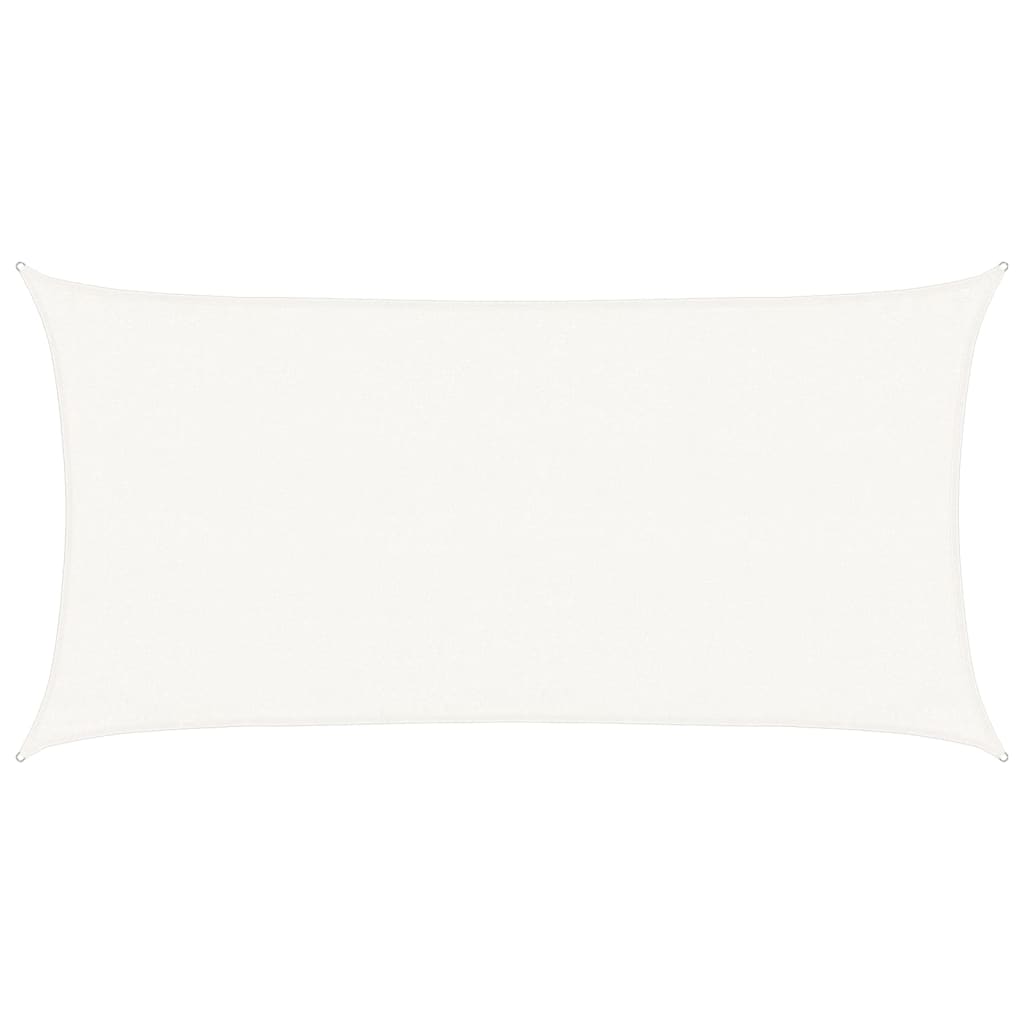 vidaXL Żagiel przeciwsłoneczny, 160 g/m², biały, 3x6 m, HDPE