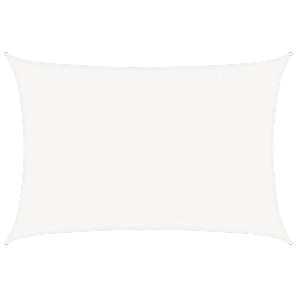 vidaXL Żagiel przeciwsłoneczny, 160 g/m², biały, 3,5x4,5 m, HDPE