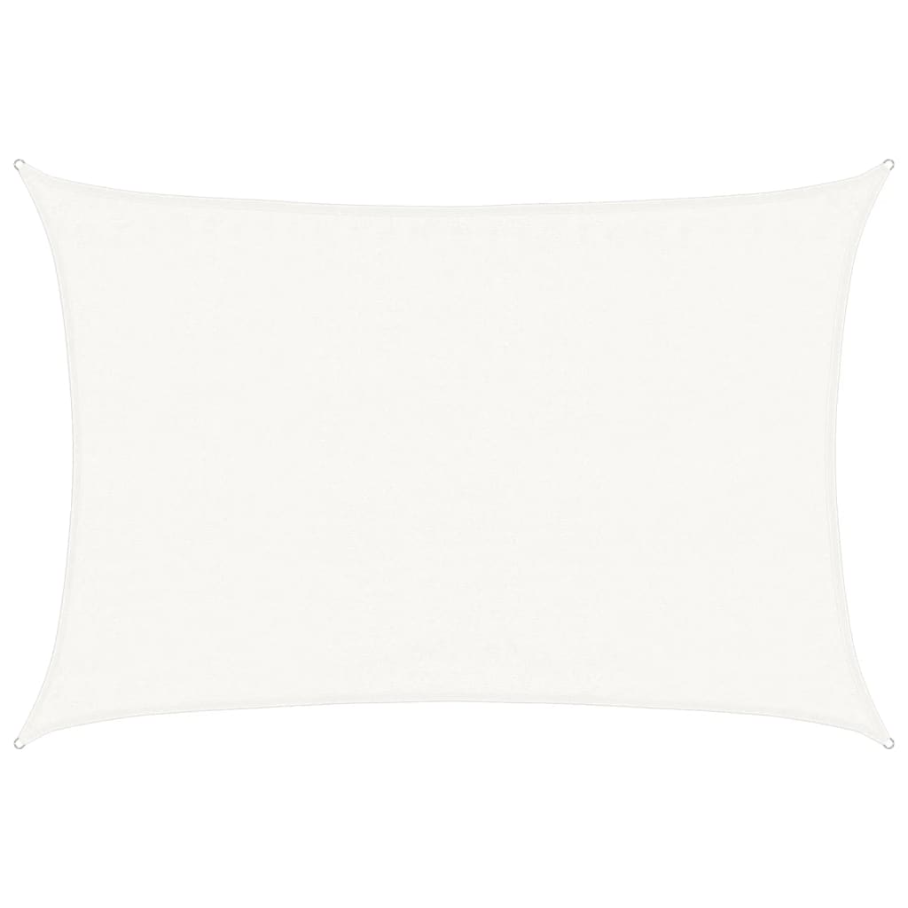 vidaXL Żagiel przeciwsłoneczny, 160 g/m², biały, 3,5x5 m, HDPE