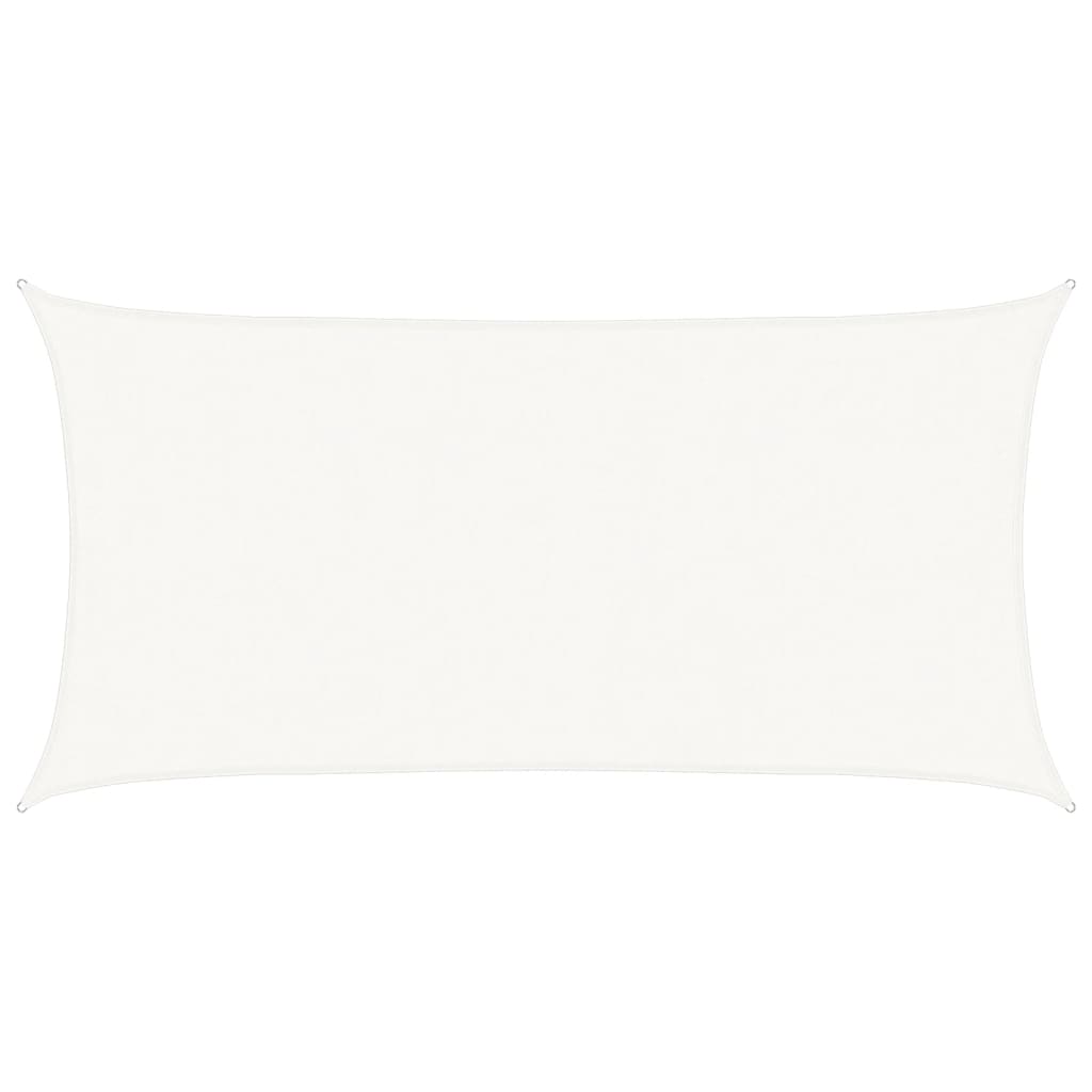 vidaXL Żagiel przeciwsłoneczny, 160 g/m², biały, 4x7 m, HDPE