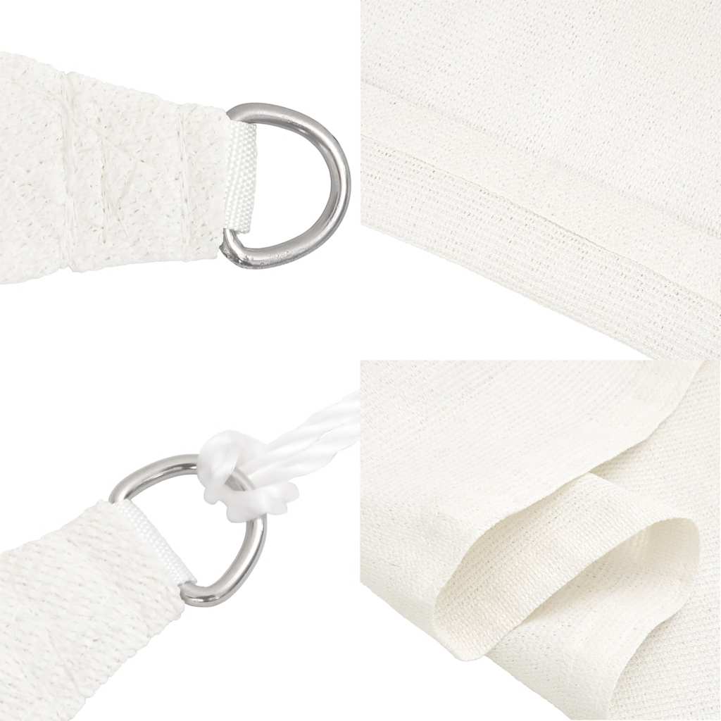 vidaXL Żagiel przeciwsłoneczny, 160 g/m², biały, 5x7 m, HDPE